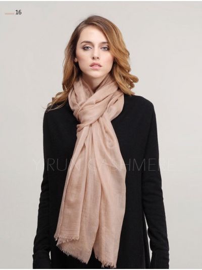 Inner Mongolia Super Soft 300NM 100%Pure cashmere women Scarf-C11018Y-16