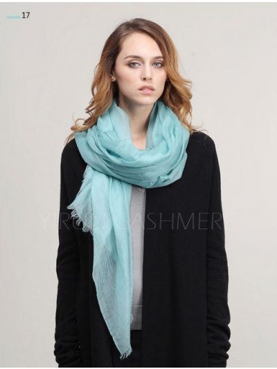 Inner Mongolia Super Soft 300NM 100%Pure cashmere women Scarf-C11018Y-17