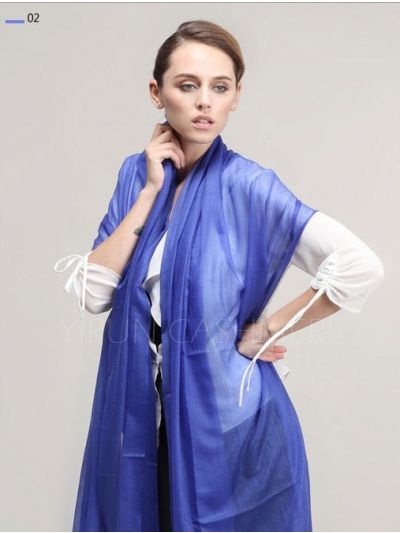 Inner Mongolia Super Soft 300NM 100%Pure cashmere women Scarf-C11018Y-2