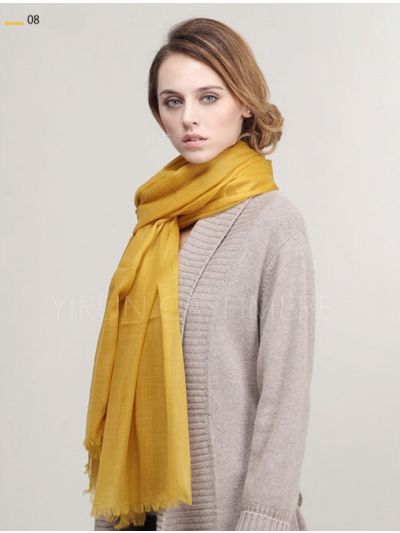 Inner Mongolia Super Soft 300NM 100%Pure cashmere women Scarf-C11018Y-8