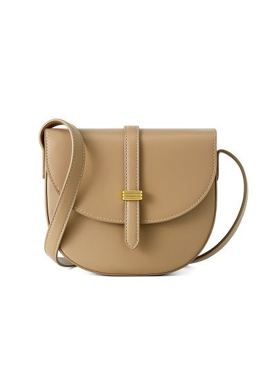 Soft PU leather half round saddle bag shoulder bag ladies handbags