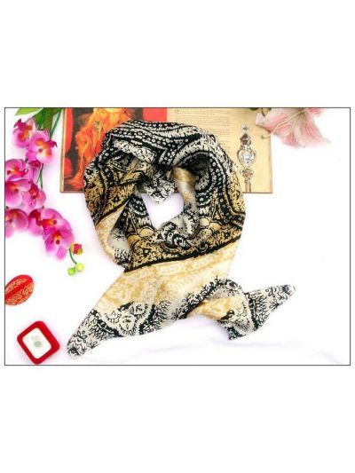 Print Big Square Silk Scarf 31015