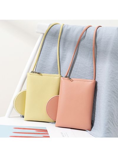 Sling bag for women soft pu leather minimalism mini cross body bag lady handbags