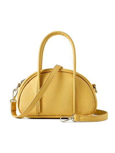 Simple Top handle soft PU leather small fresh portable fashion retro shell bag women's casual shoulder bag