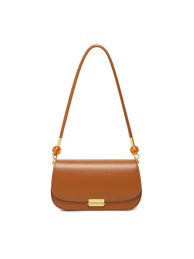 Shoulder Bag Women Baguette Smooth High Quality PU Leather Ladies Cross Body Handbag