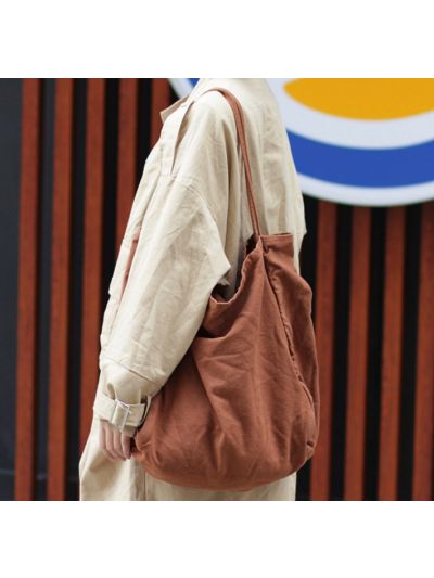 Minimalism Leisure Large Canvas Tote Fabric Bag