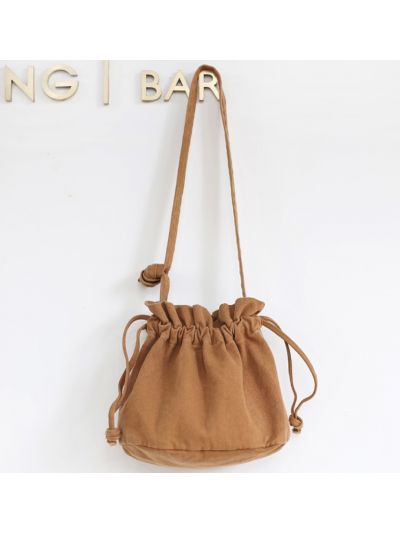 Lovely Fashion Canvas Drawstring Bag Cross Body Cloth Bag