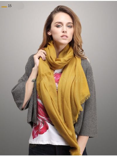 Fine thin 100%Pure wool Scarf-SWW705-15
