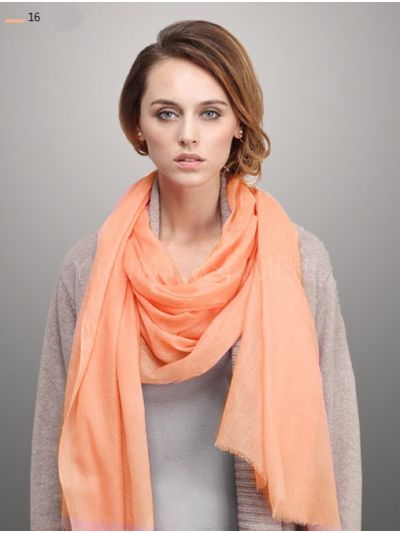 Fine thin 100%Pure wool Scarf-SWW705-16