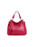 High-Quality Retro Soft Genuine Leather Cowhide  Handbags Tote Shoulder Bag Two Ways Bag