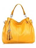 High-Quality Retro Soft Genuine Leather Cowhide Handbags Tote Shoulder Bag Two Ways Bag