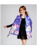Flowers Long Silk Scarf 87006
