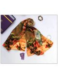 Digital Print Long Silk Scarf 87008