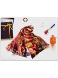 Digital Print Long Silk Scarf 87012