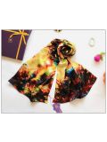 Digital Print Long Silk Scarf 87014