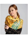 Colorful Big Square Silk Scarf 31071