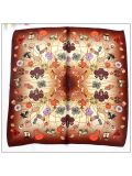 Digital Print Small Square Silk Scarf 79013