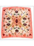 Digital Print Small Square Silk Scarf 79015