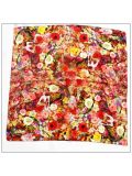 Digital Print Small Square Silk Scarf 79020