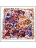 Digital Print Small Square Silk Scarf 79023