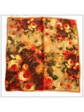 Digital Print Small Square Silk Scarf 79028