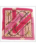 Digital Print Small Square Silk Scarf 79031
