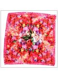 Digital Print Small Square Silk Scarf 79036