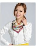 Bohemia Print Small Square Silk Scarf 33086