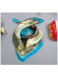 Zebra Small Square Silk Scarf 33111