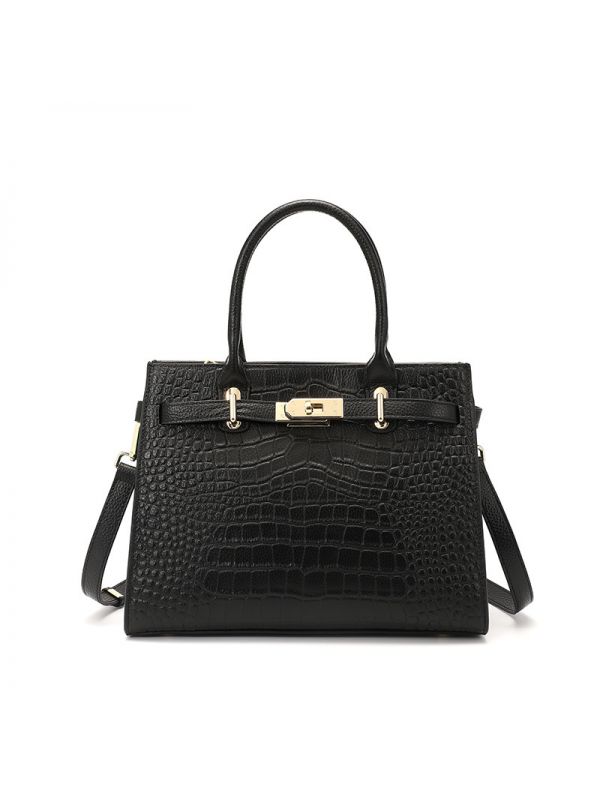 Wholesale Alligator Top Grain Genuine Leather Top Handle Kelly Bag