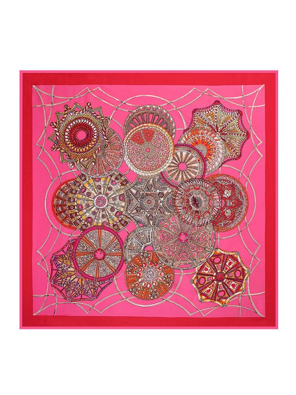 Welkin Fashion-06242 Twill Silk & Polyester 130*130 Scarf Kerchief