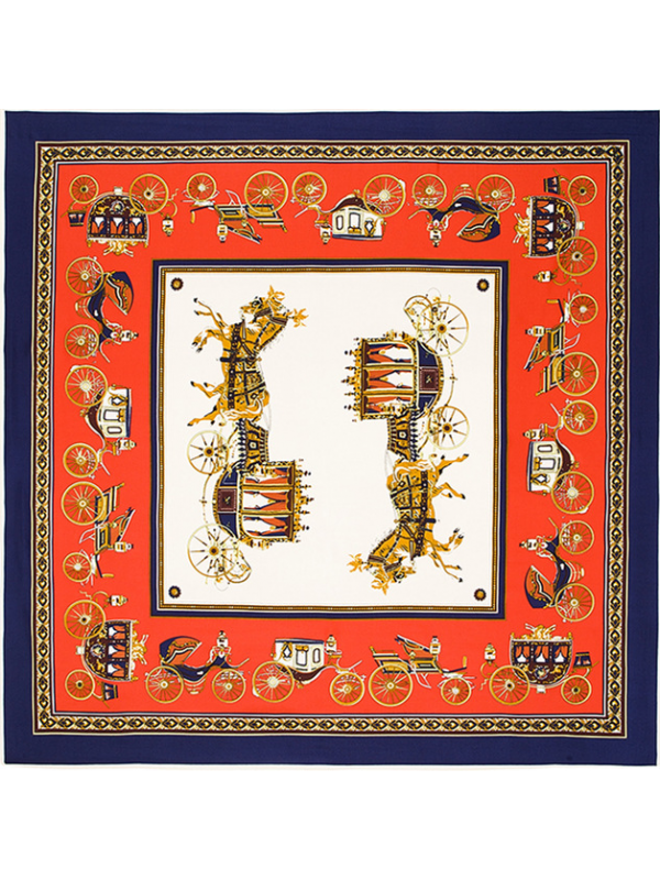 Life Green-0043 Twill Silk & Polyester Scarf Kerchief