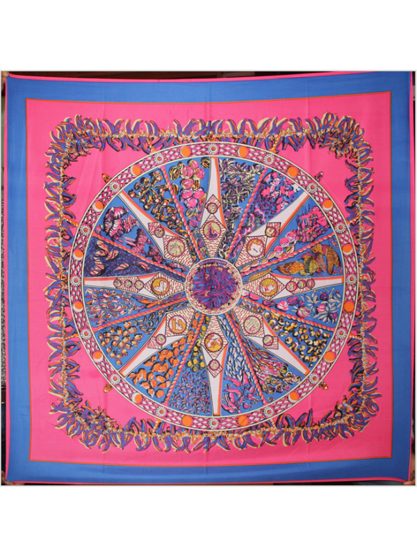 Small Pepper-4f3dd3 Twill Silk & Polyester Scarf Kerchief