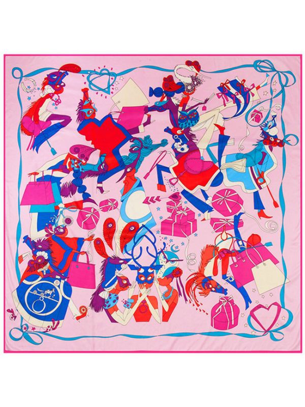 Handbags Silk Ribbon Pattern-fsdf3-1  Twill Silk & Polyester 130*130 Scarf Kerchief