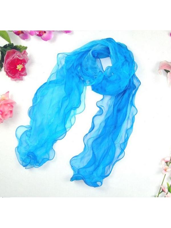 Blue Ocean-Q538003 Three-tier Silk Scarf