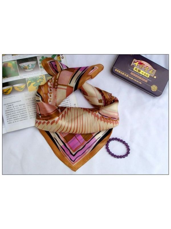 Paint Small Square Silk Scarf 33015