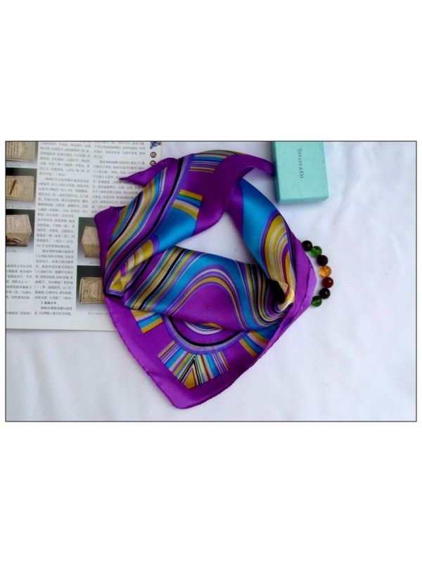 Devise Small Square Silk Scarf 33022