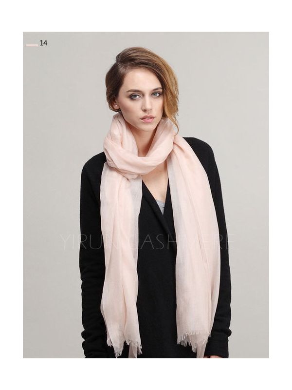 Inner Mongolia Super Soft 300NM 100%Pure cashmere women Scarf-C11018Y-14