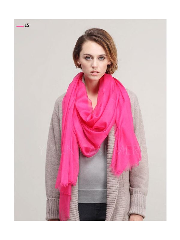 Inner Mongolia Super Soft 300NM 100%Pure cashmere women Scarf-C11018Y-15