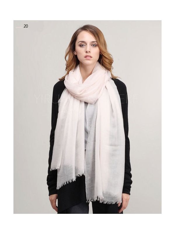 Inner Mongolia Super Soft 300NM 100%Pure cashmere women Scarf-C11018Y-20