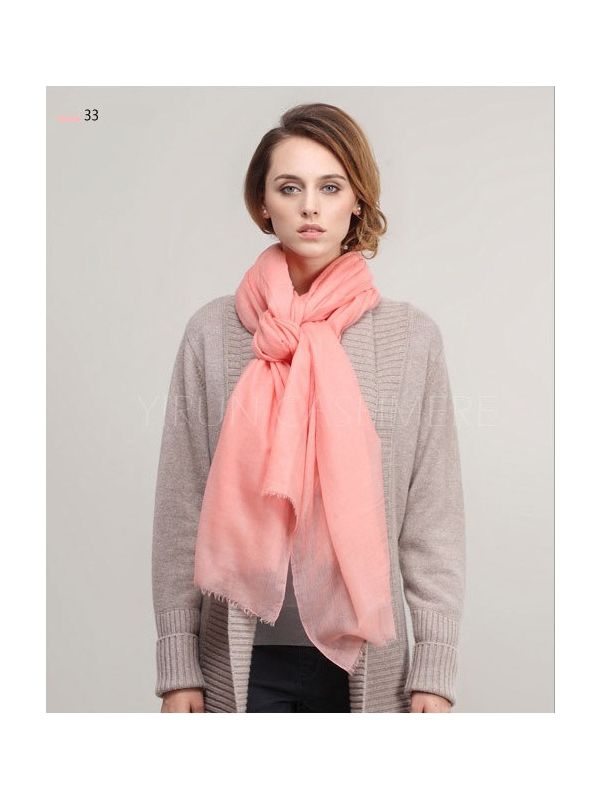 Inner Mongolia Super Soft 300NM 100%Pure cashmere women Scarf-C11018Y-33