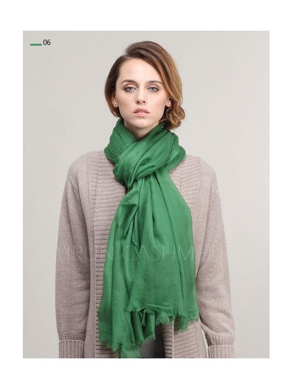 Inner Mongolia Super Soft 300NM 100%Pure cashmere women Scarf-C11018Y-6