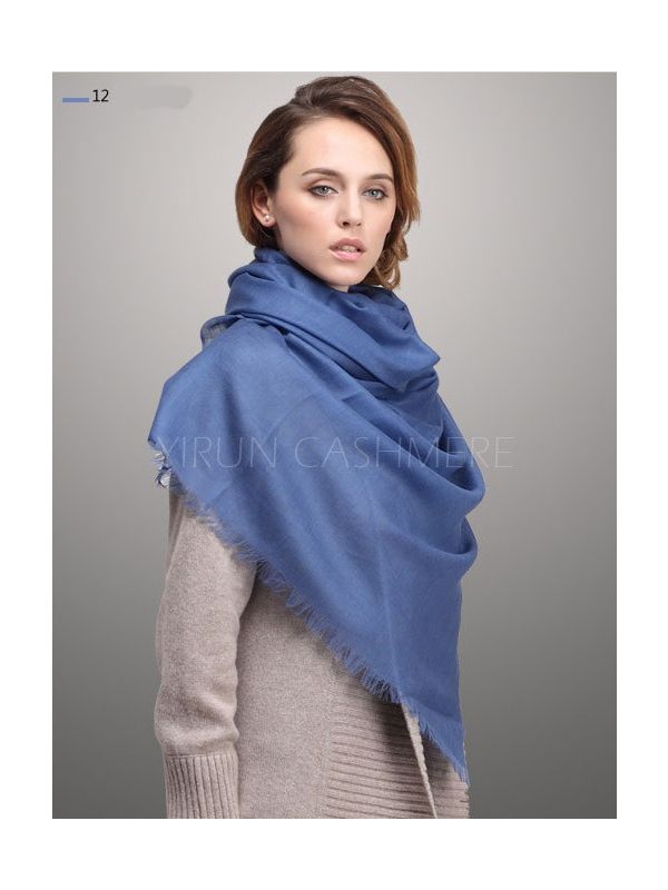 Fine thin 100%Pure wool Scarf-SWW705-12