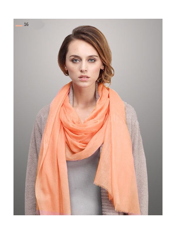 Fine thin 100%Pure wool Scarf-SWW705-16