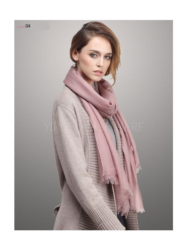 Fine thin 100%Pure wool Scarf-SWW705-4