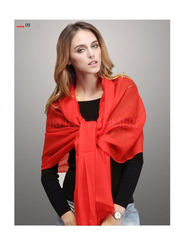 Fine thin 100%Pure wool Scarf-SWW705-9