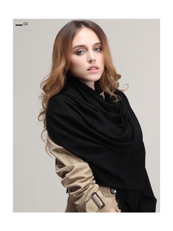 Twill 100%Pure wool Scarf-SWW707-4
