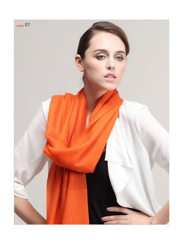 Twill 100%Pure wool Scarf-SWW707-7