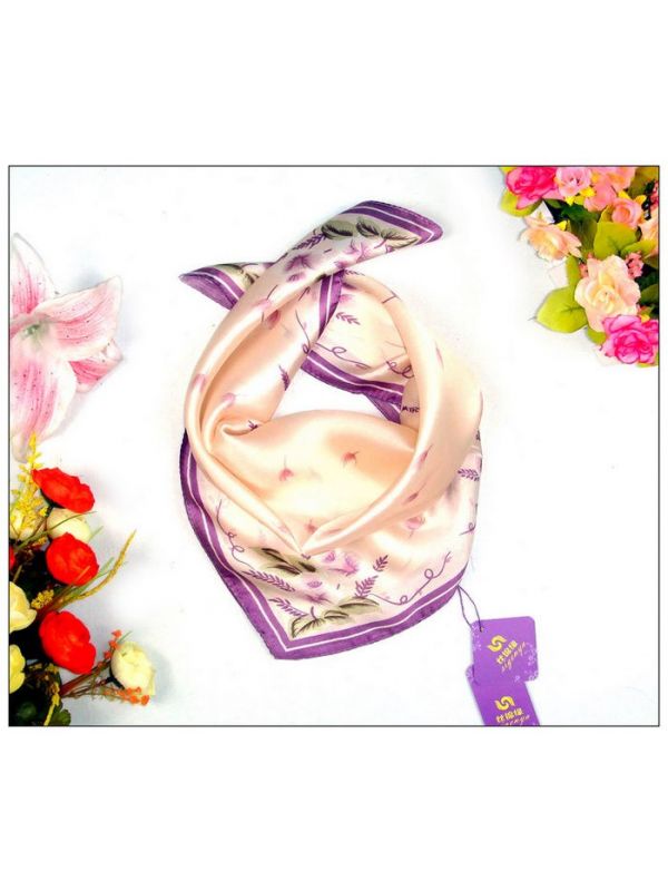 Dandelion Small Square Silk Scarf 33106