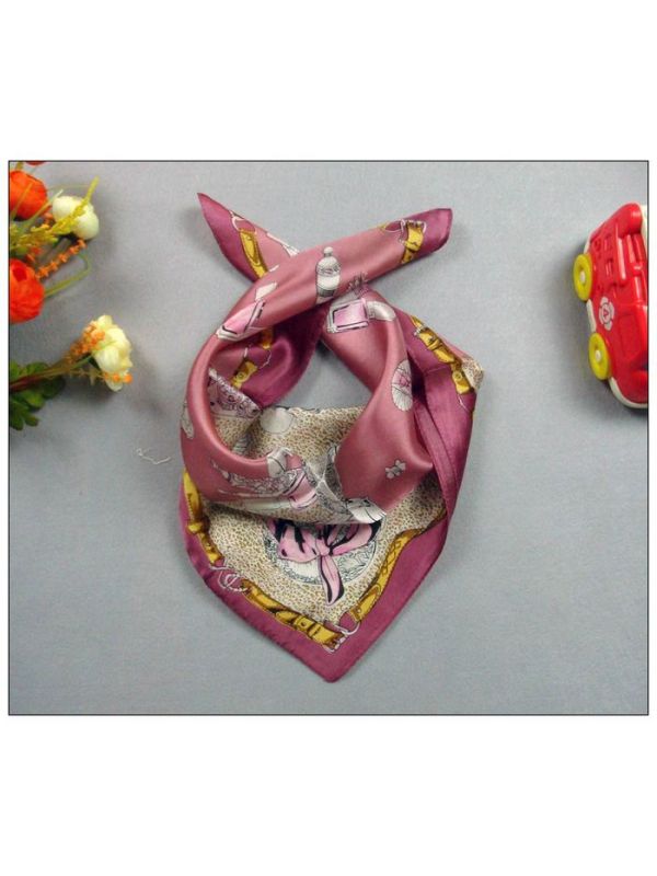 Cosmetics Small Square Silk Scarf 33108